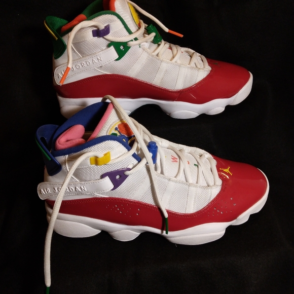 Jordan Other - NIKE AIR JORDAN 6 Rings Multi Color Basketball Shoes Men Size 8